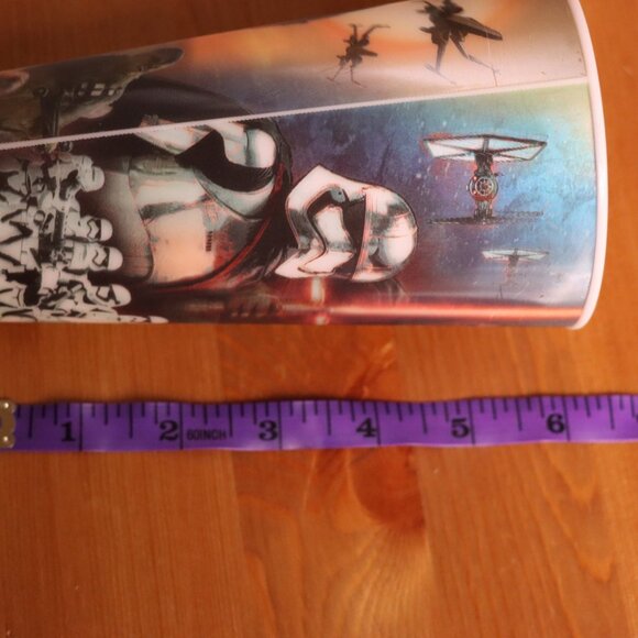 Set of 2 Star Wars plastic, 3D pictures drinking cup, collectable, Lucasfilm - Picture 7 of 7